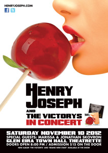 Henry Joseph Melbourne concert poster